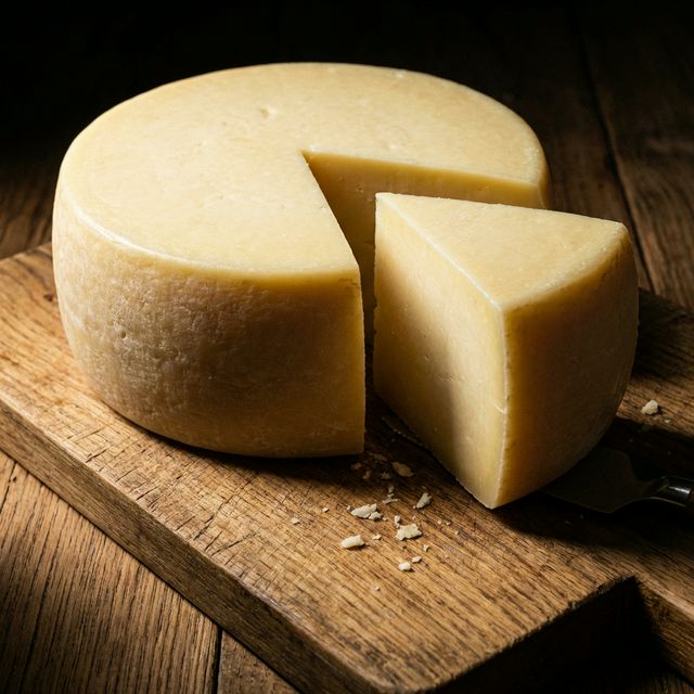 Traditional Wheels of Kasseri Cheese Aging